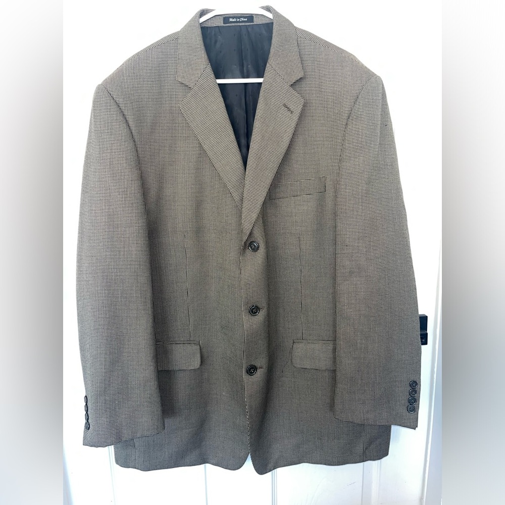 Van Heusen Men’s Brown Blazers large Slim Fit